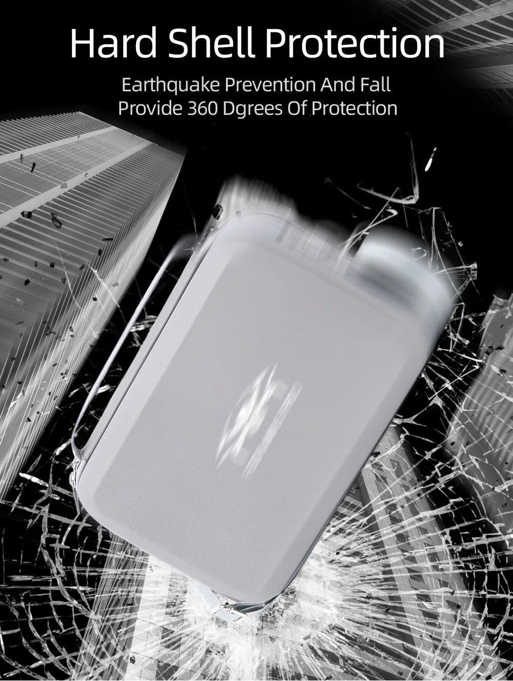 DJI Mini 5 Pro Carrying Case | Hard Shell Shoulder Storage Bag Tidesmit