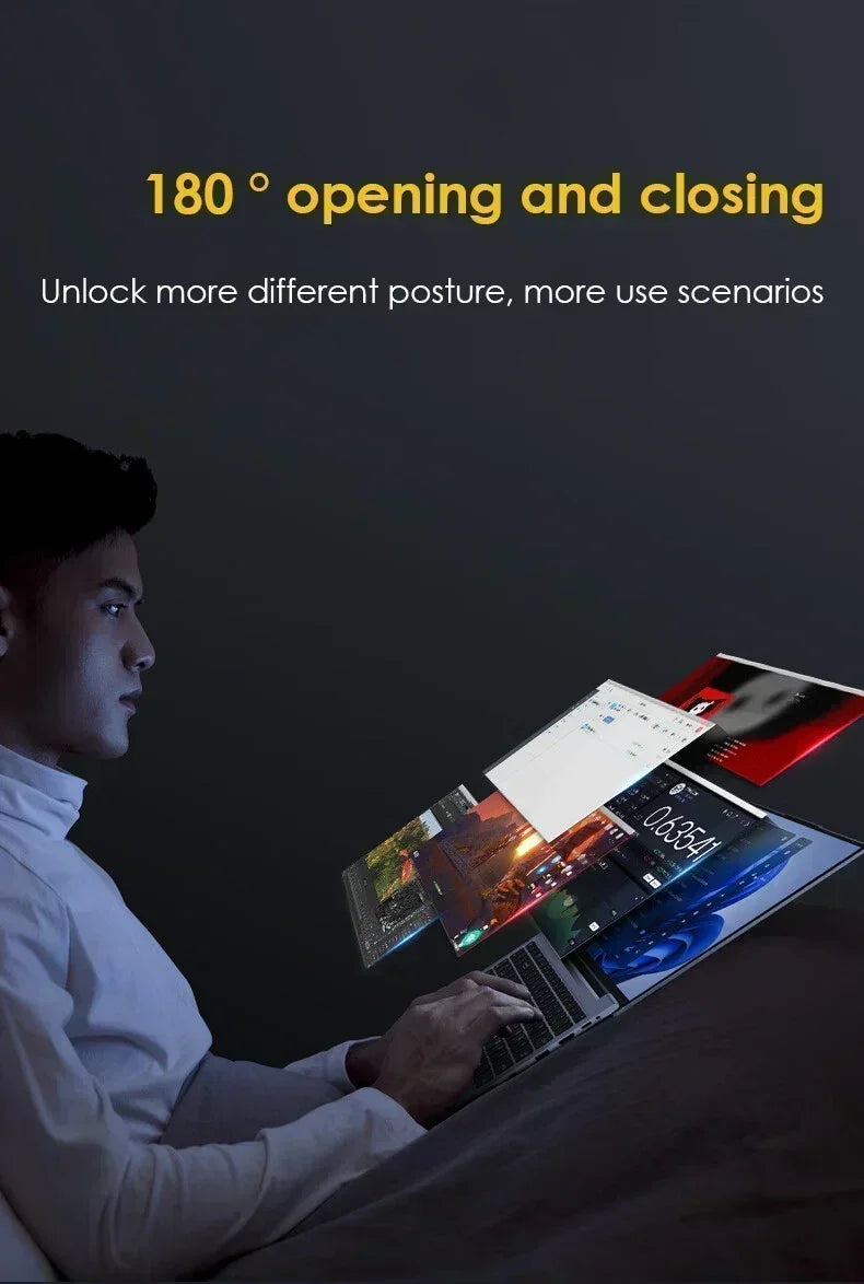 Gaming Gamer Office 2026 NEW 14.1 Inch Ultra Slim Laptop Intel Core i9 9900 32GB RAM 2TB SSD Windows 11 Notebook 1920x1080 Pro