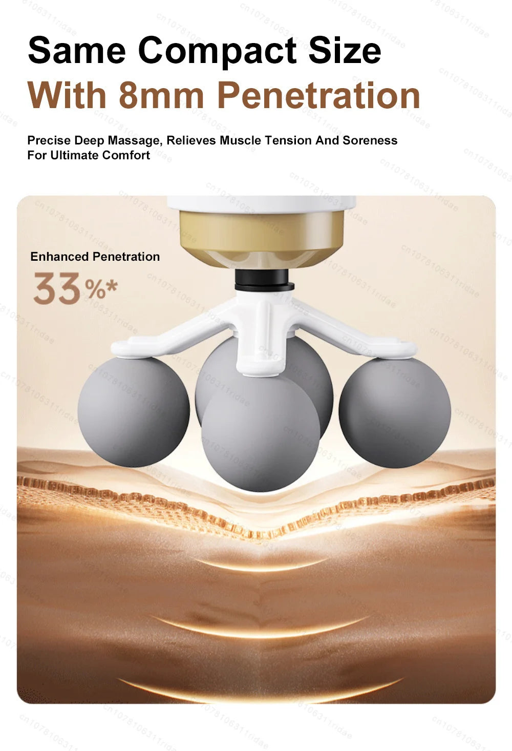Electric Muscle Massage Gun - 99-Speed Deep Tissue Recovery - White Fascia Gun Tidesmit