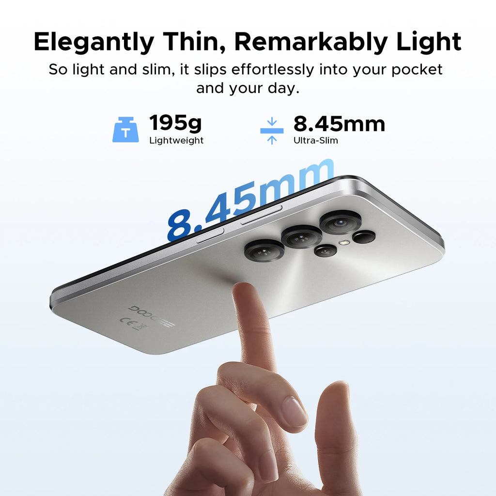 DOOGEE Note56X Pro 6.56 Inch 5G Smartphone, 128GB, 6150mAh Battery AE Tidesmit