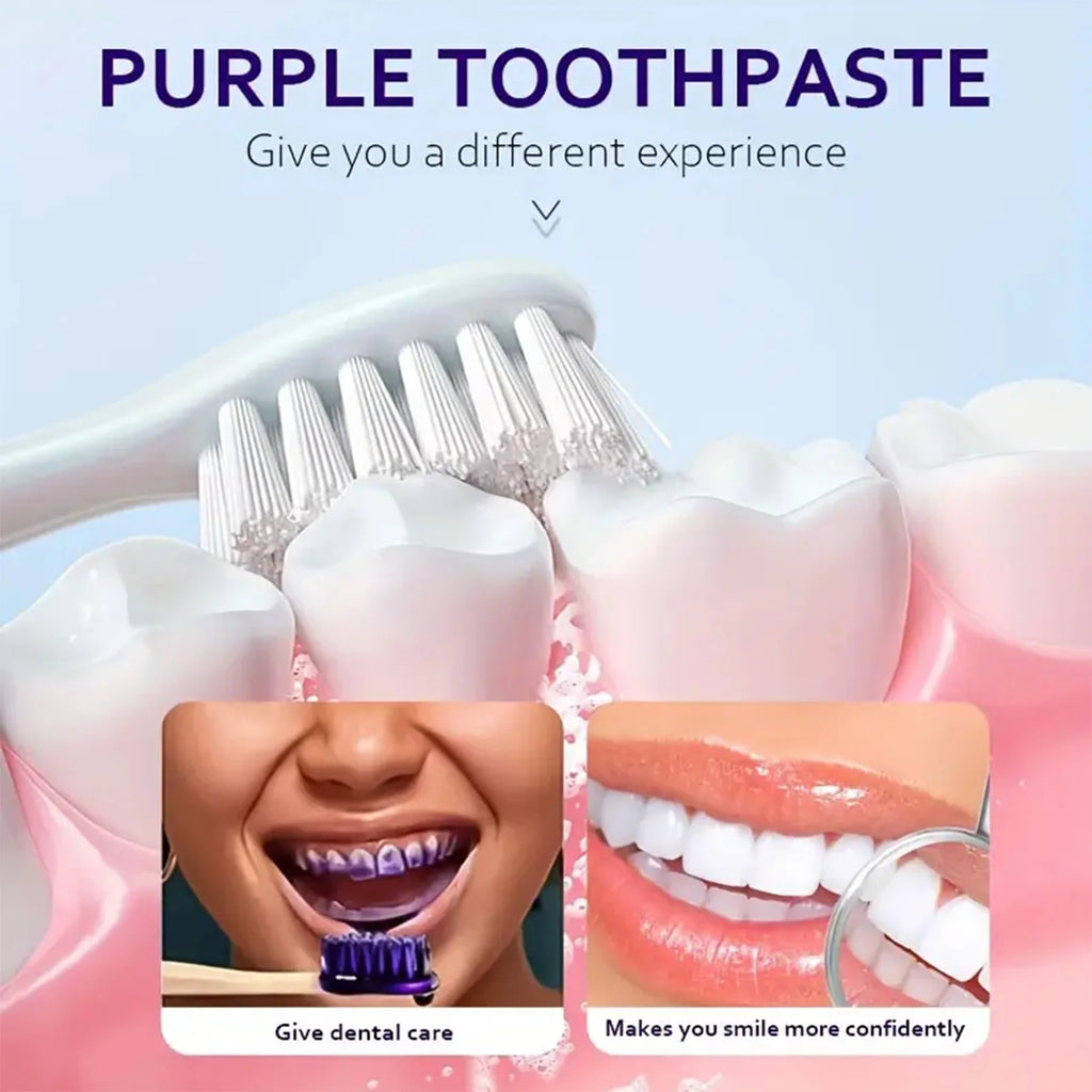 Tidesmit 50ml 3D Mousse Toothpaste for professional teeth whitening and effective stain removal.