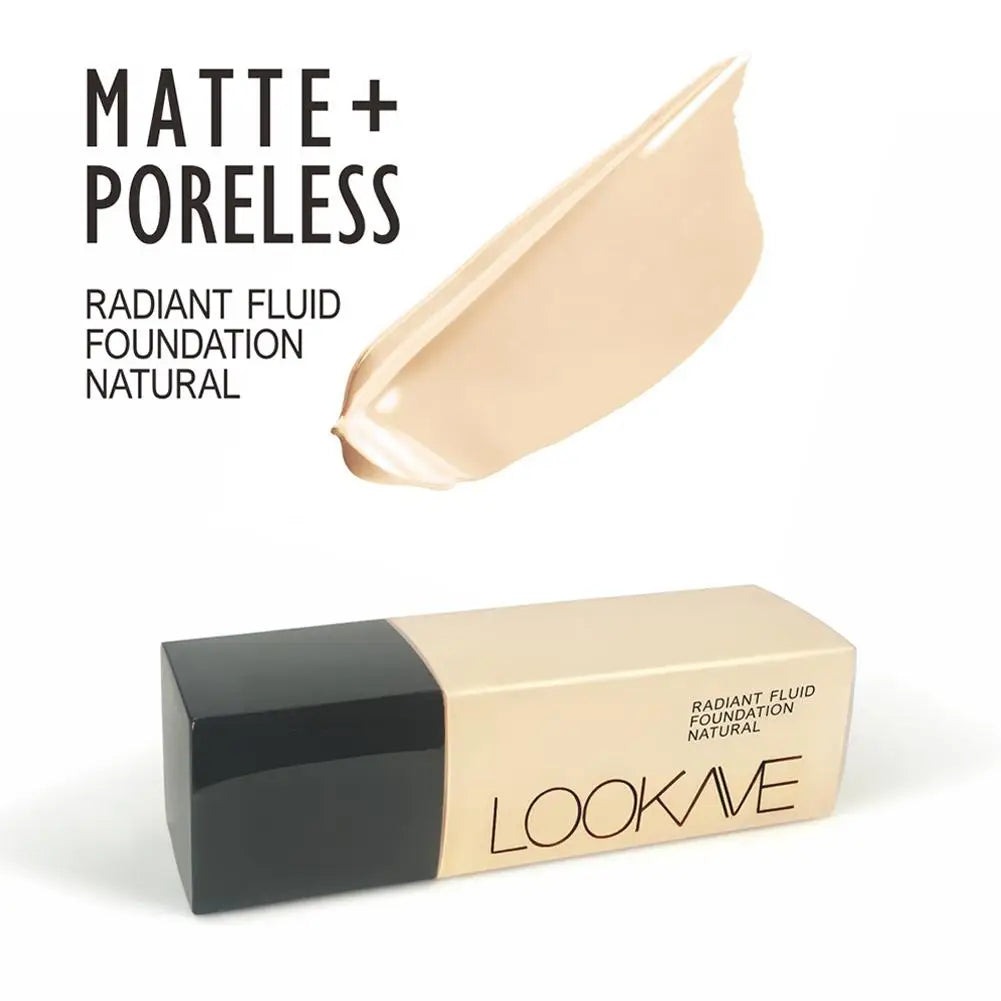 Tidesmit long lasting matte liquid foundation for full coverage concealer finish in natural moisturizing formula