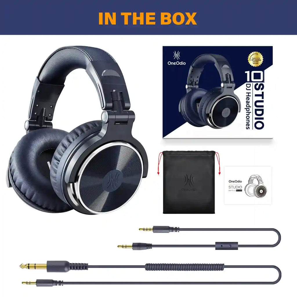 Wired Over Ear Studio Headphones - Hi-Res Audio Monitoring Tidesmit