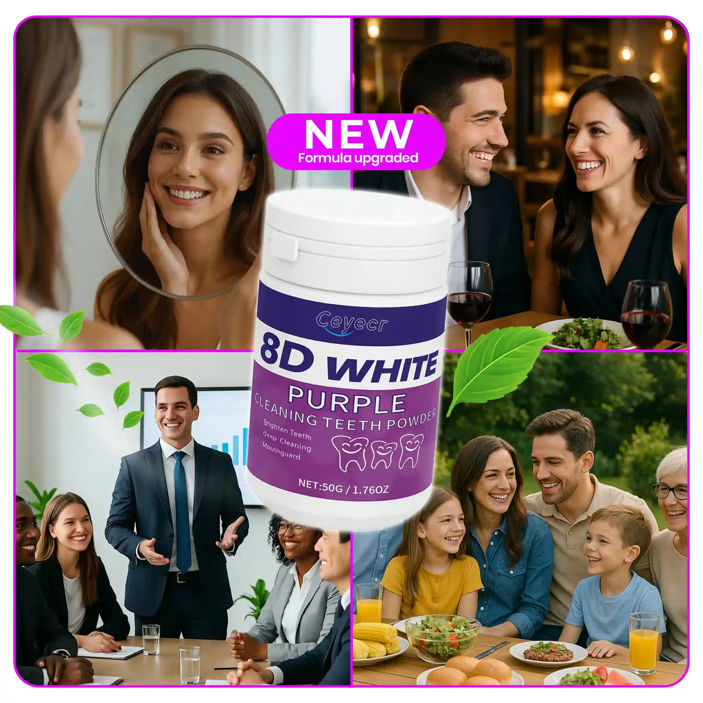 Tidesmit 8D teeth whitening powder 50g for deep cleaning and fresh breath dental care