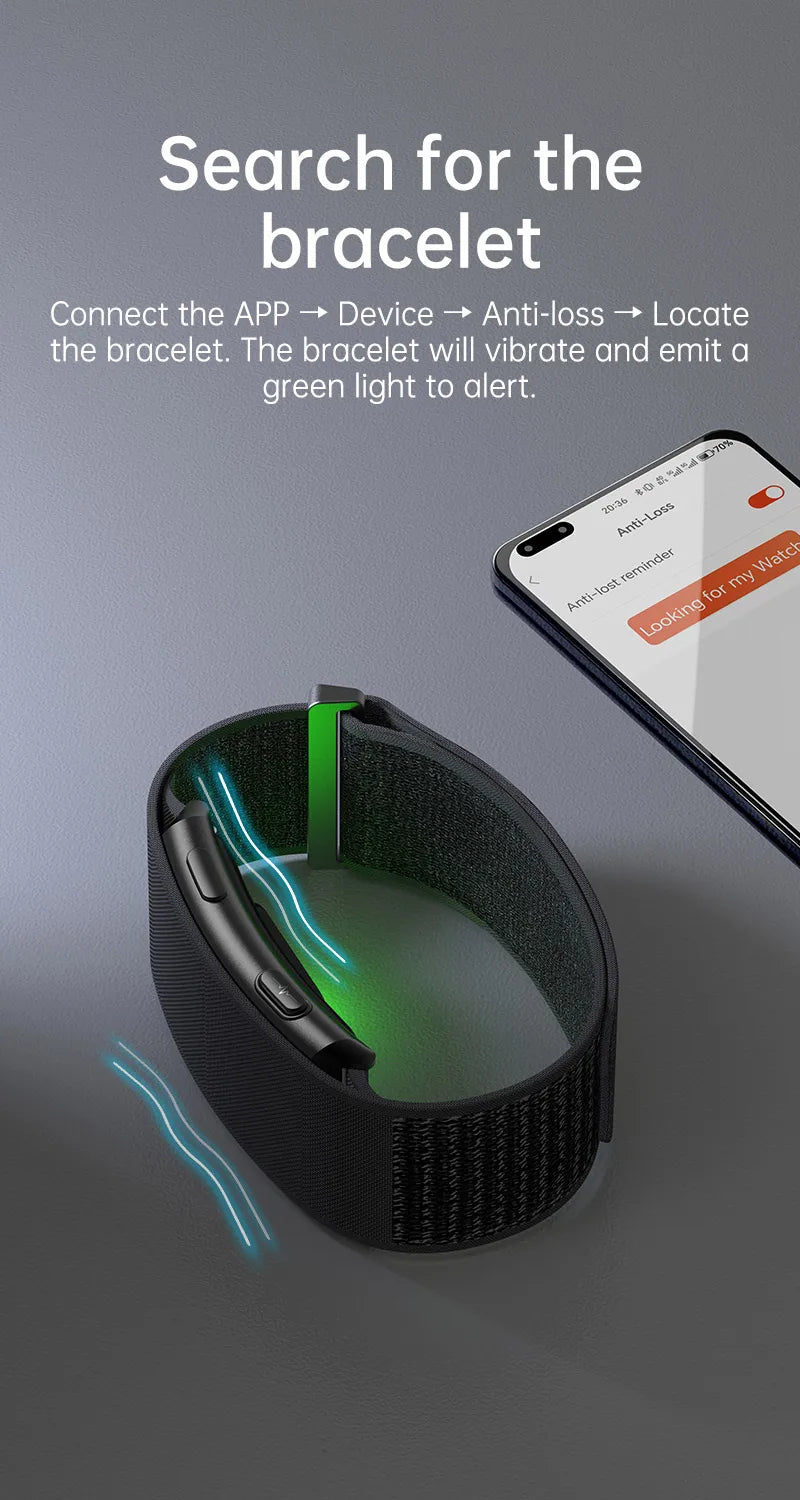 VWAR No Screen Health Smart Bracelet ECG+PPG Blood Pressure Heart Rate Sleep 24h Monitoring Fitness Tracker Smartwatch Men Women