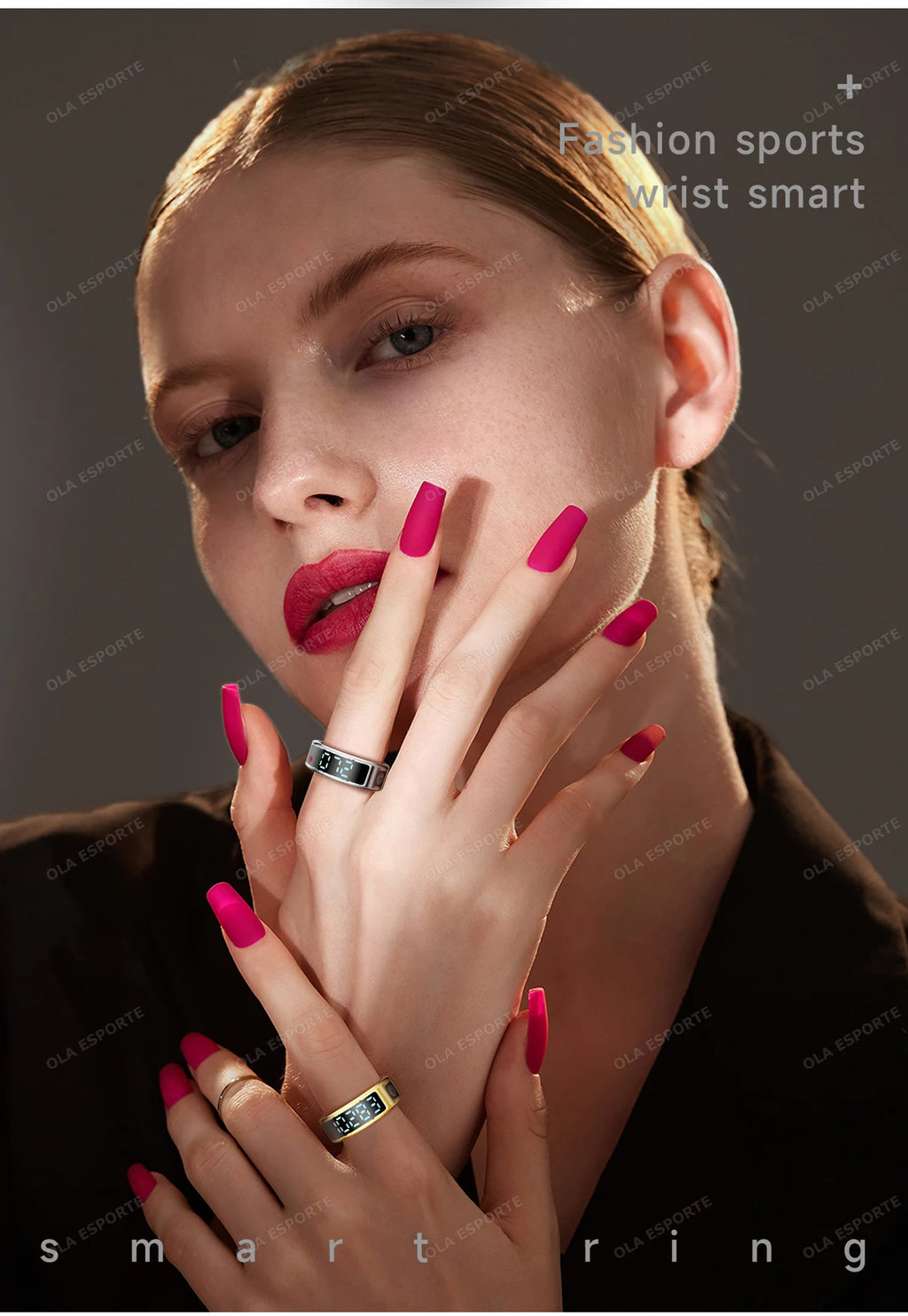 Smart Health Ring with Biometric Heart Rate and Blood Oxygen Tracking Tidesmit