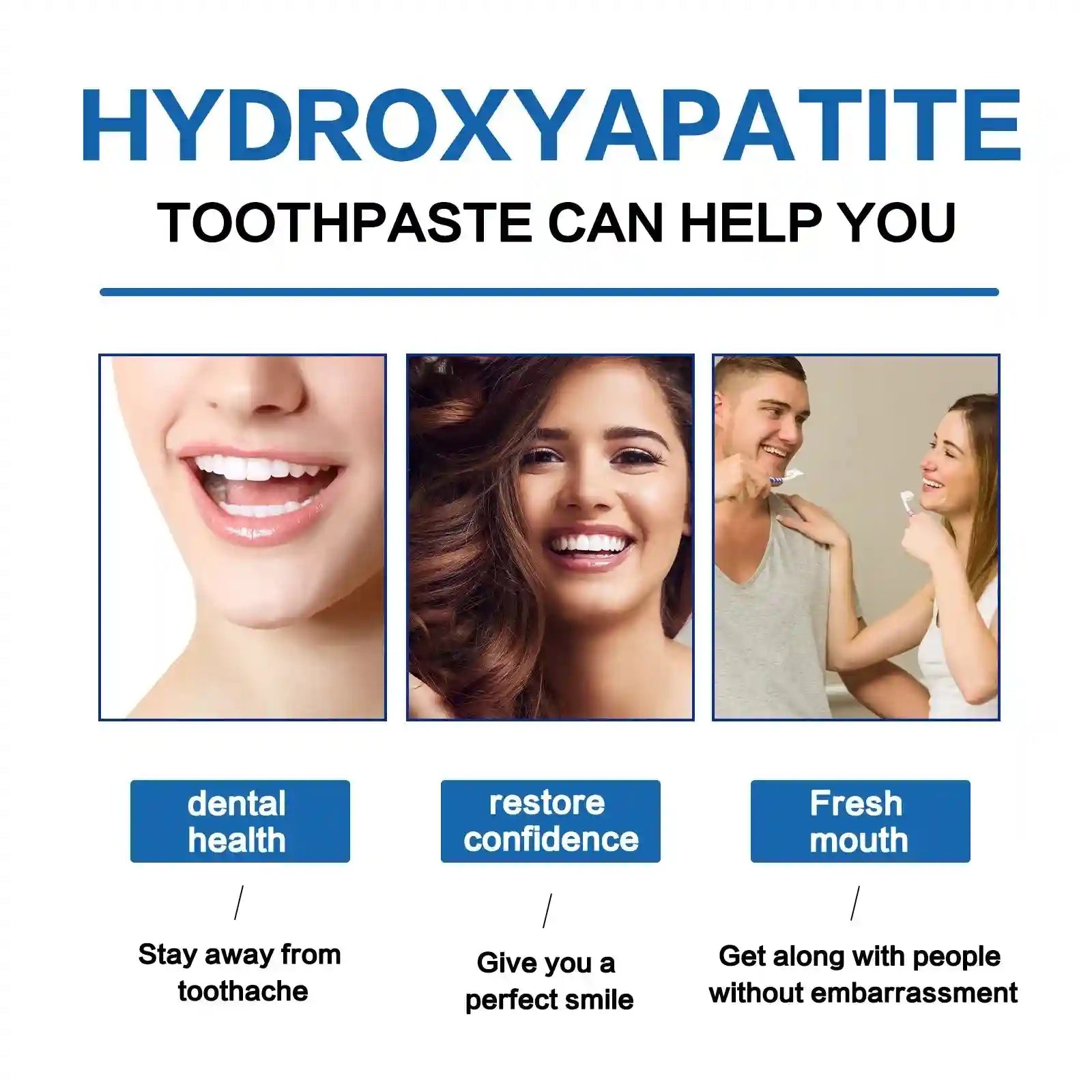 Tidesmit 120g Hydroxyapatite toothpaste and whitening pen set for deep stain removal and oral enamel repair