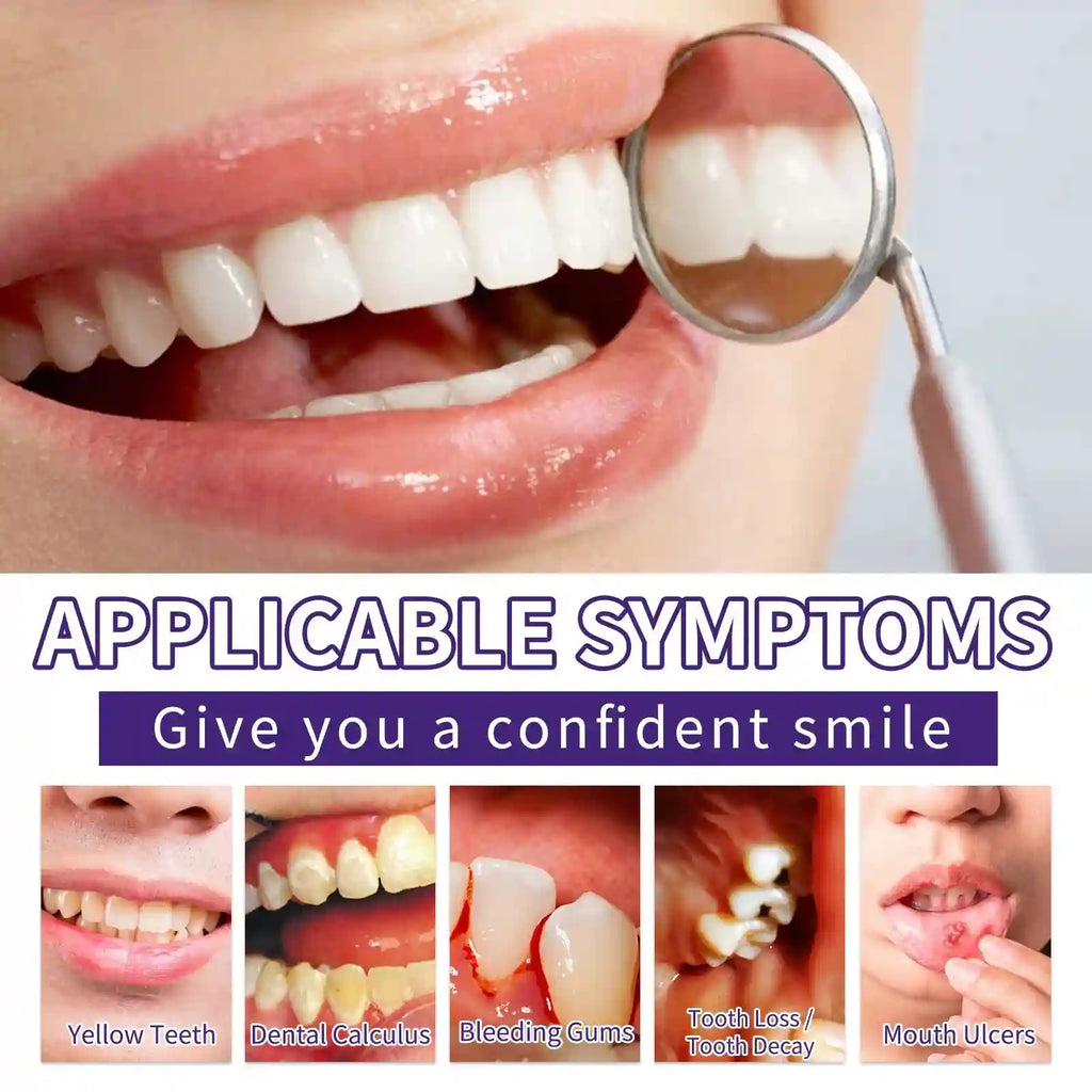 Tidesmit purple mineral tooth powder for enamel safe teeth whitening, tartar removal, and gum care.