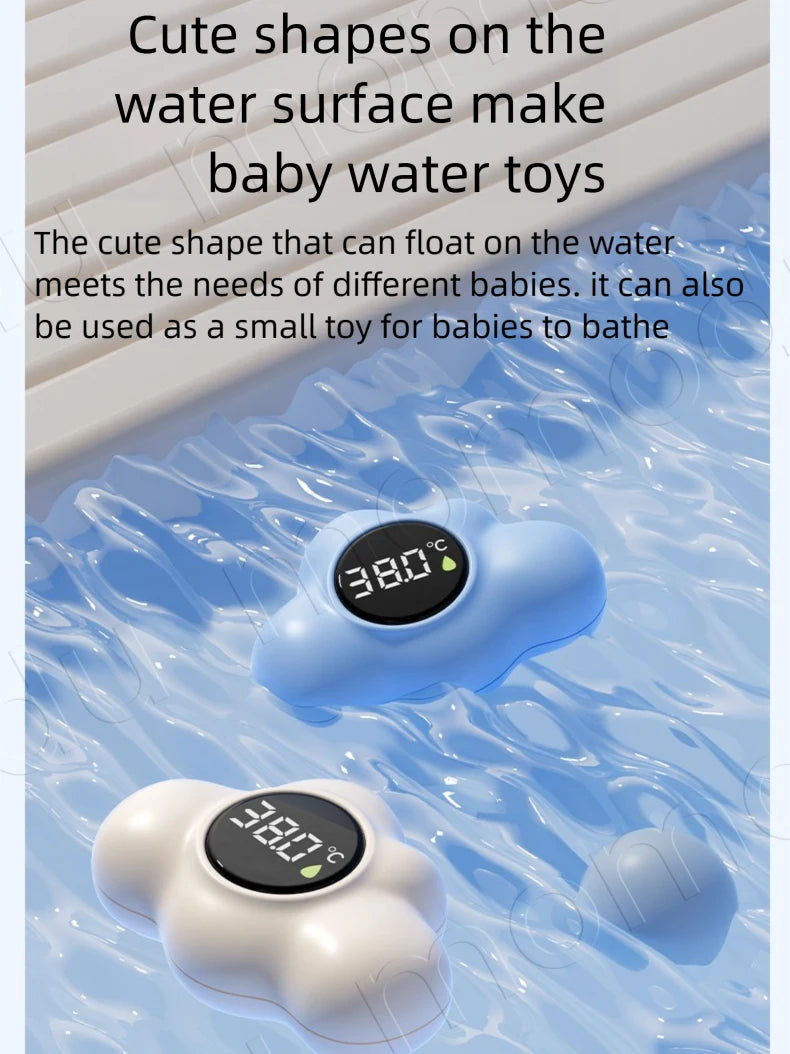 Baby Bath Temperature Meter Floating Digital Water Baby Bath Temperature Meter LED Display Temperature Tester Safety Cartoon