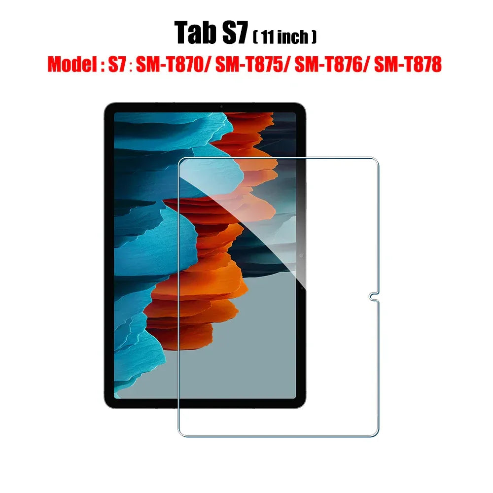 Samsung Galaxy Tab Tempered Glass Screen Protector - 9H Anti-Scratch Film Tab S7 Tidesmit