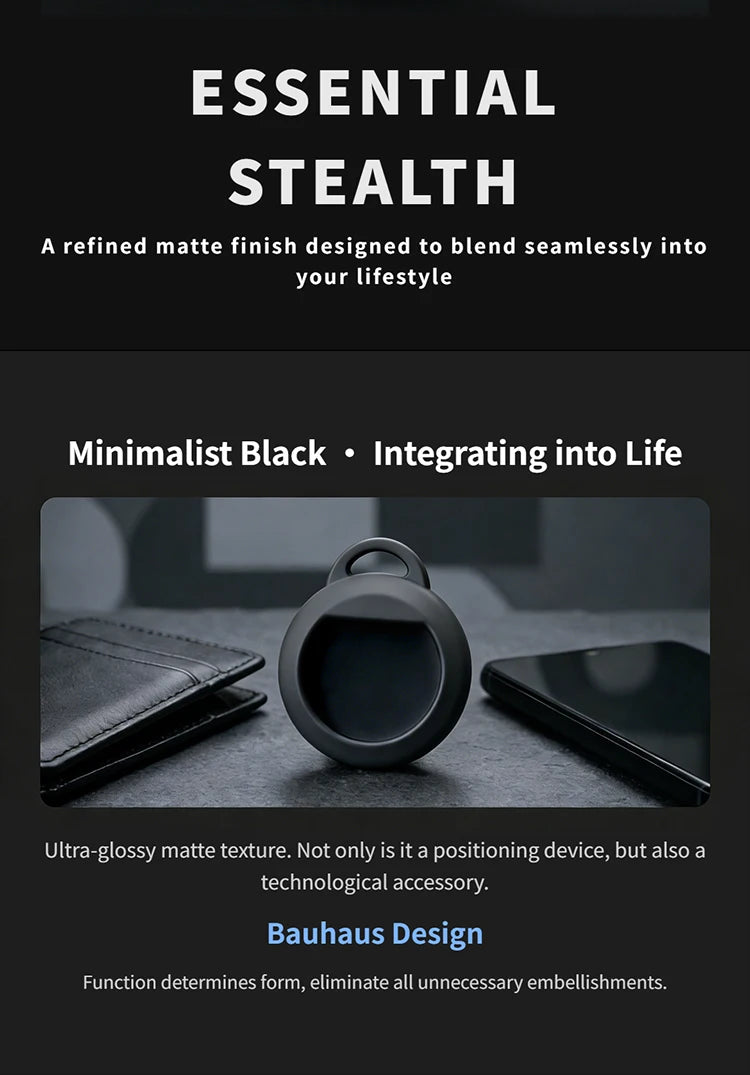 Dual System Smart Tracker for Google/Apple Find My Smart Activity Trackers+Silicone Case Android/IOS Find My Bluetooth Device