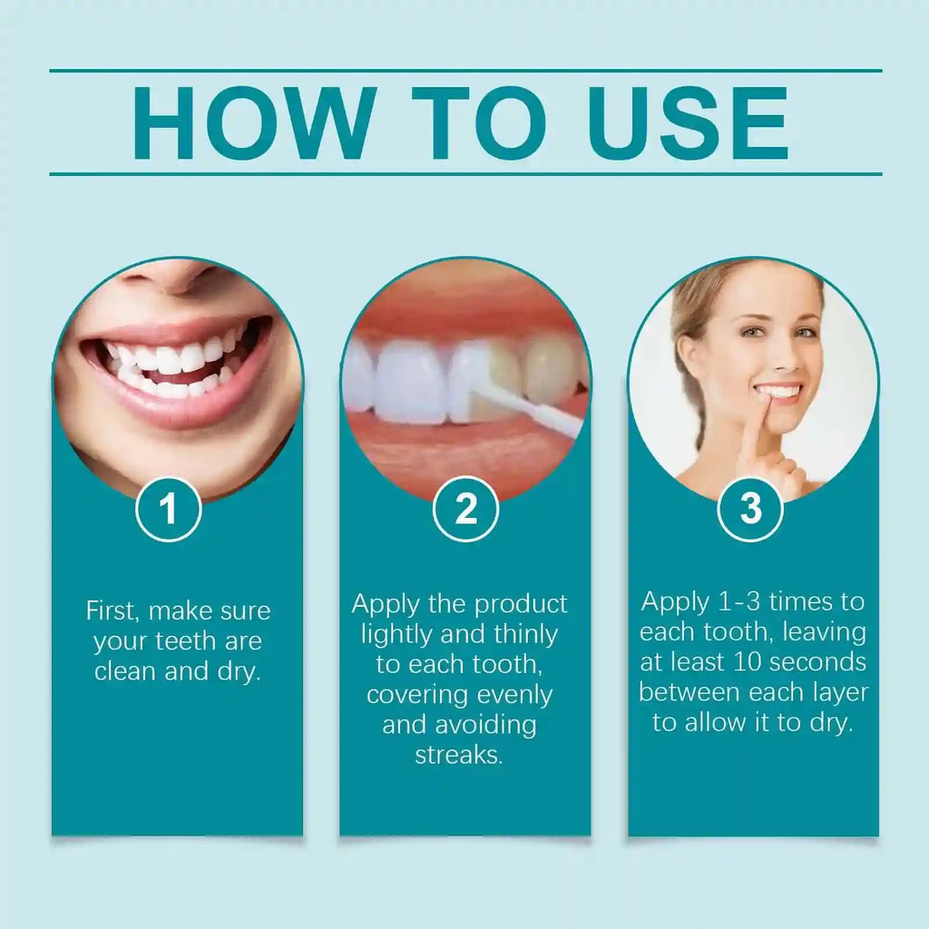 Tidesmit teeth whitening paint for removing stains, tartar, and odors to improve oral hygiene and fresh breath.