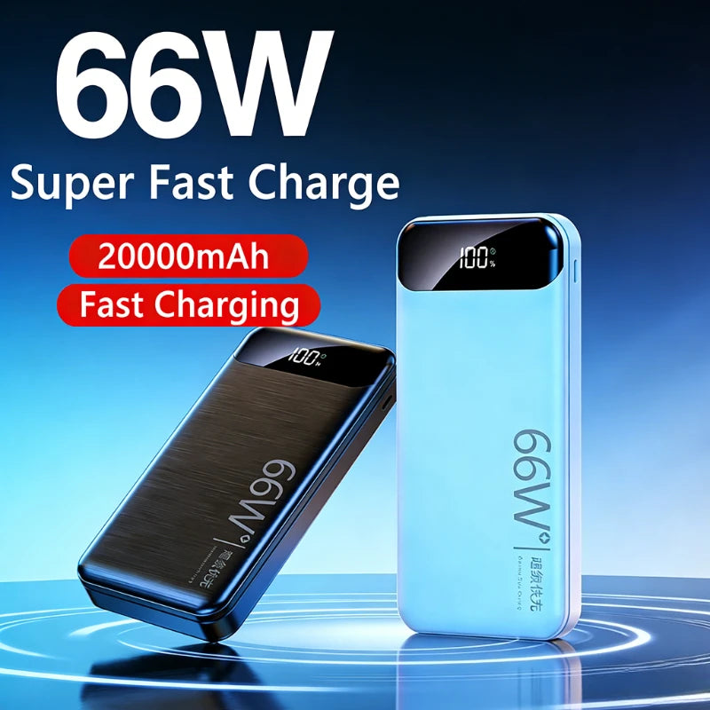 Tidesmit 66W Fast Charging Power Bank 30000mAh Portable Charger Tidesmit