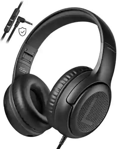 Gaming Headset with Microphone: Stereo Over-Ear Audio for Pro Gamers Black Tidesmit