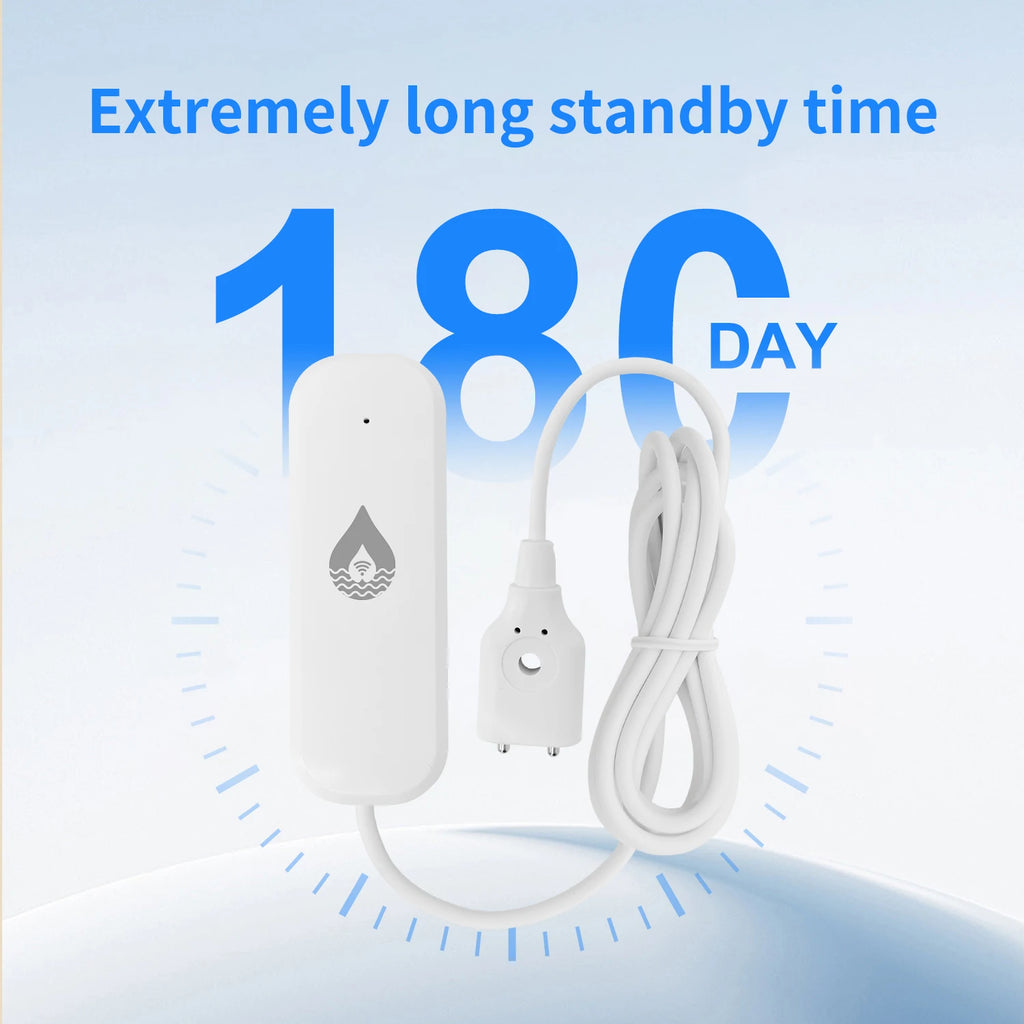 Smart WiFi Water Leak Sensor for Home Security | Tidesmit Tidesmit