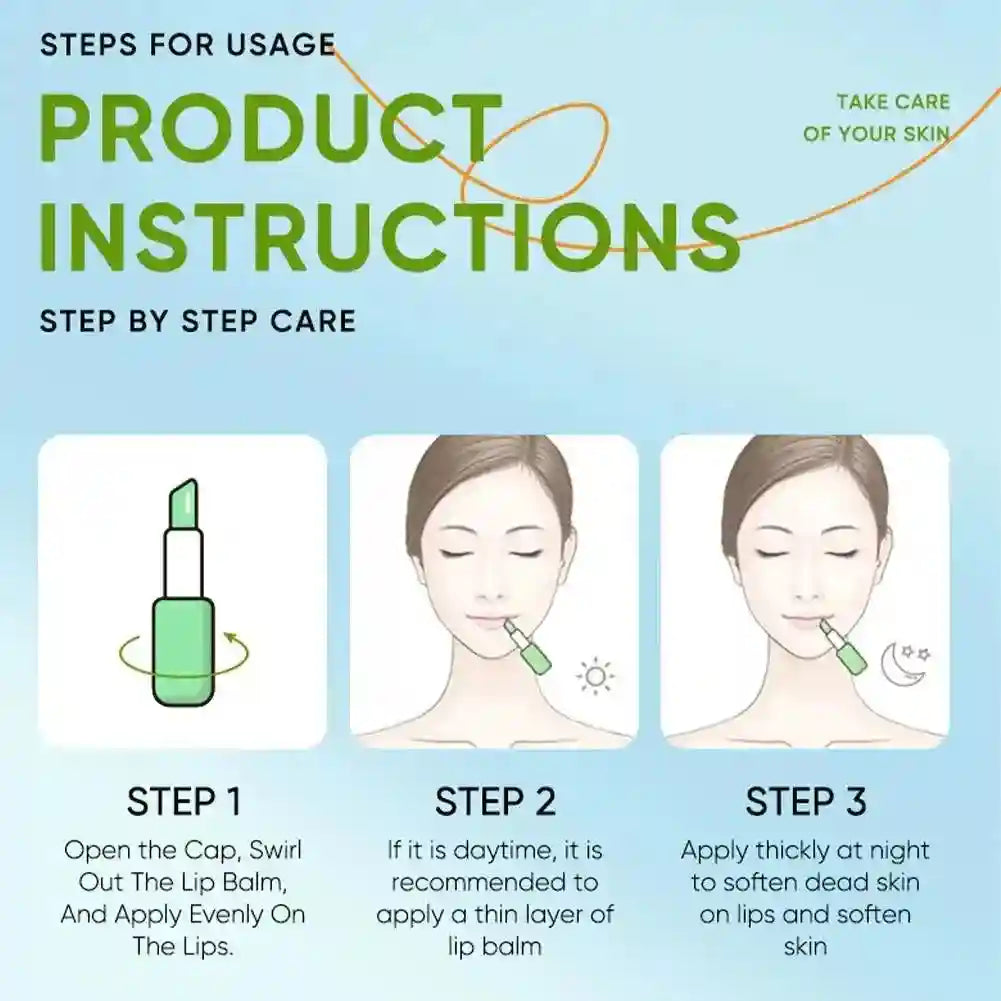 Aloe Vera Lip Balm 5-Pack: Nourishing Moisturizing Lip Treatment Lip Care Tidesmit