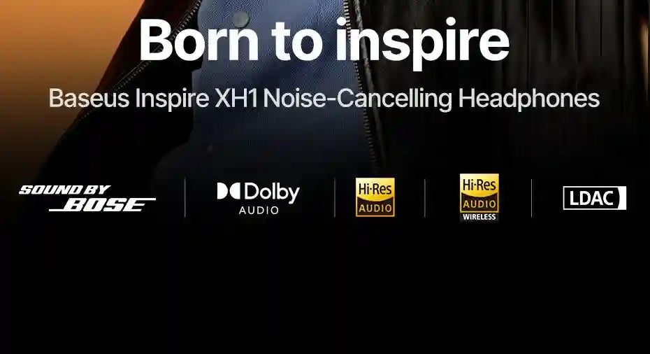 Wireless Noise Cancelling Headphones: 100Hr Playtime - Over-Ear ANC Tidesmit