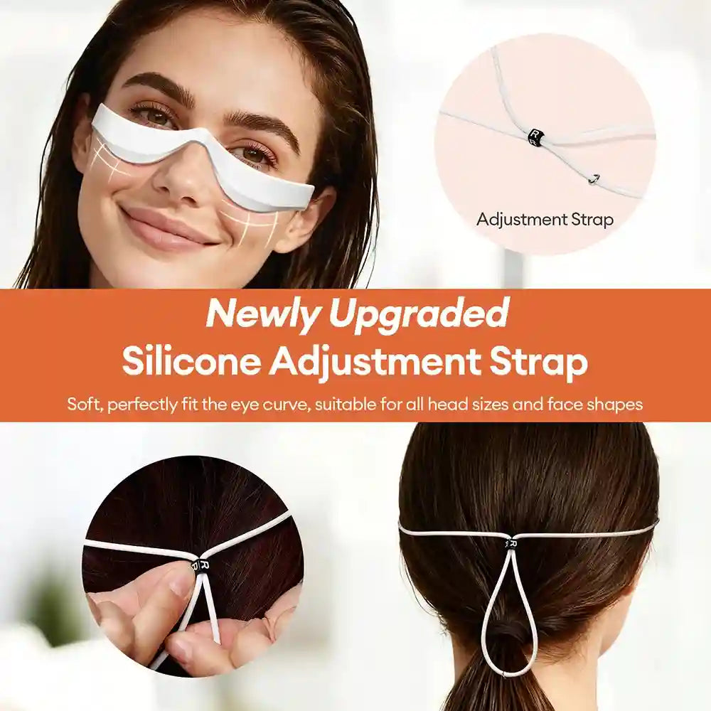 3D Heated Eye Massager Glasses - Portable Fatigue Relief USB Device Eye Massage Instrument Tidesmit