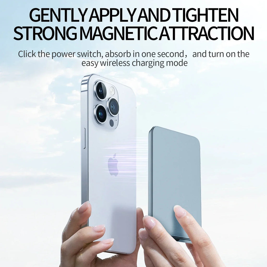 Magnetic Power Bank for iPhone 16 - Fast Wireless Charging Battery Tidesmit