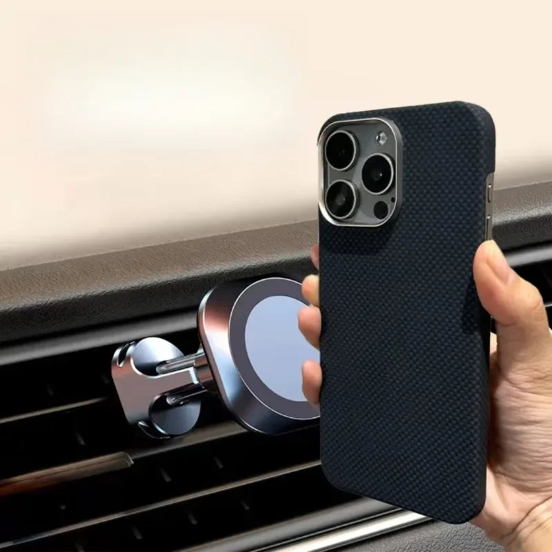 iPhone 16 Pro Max Carbon Fiber Case | Military-Grade Slim Protection Tidesmit