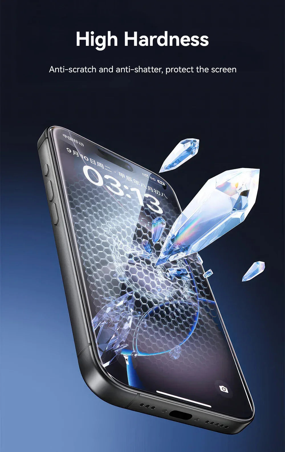 iPhone 17 Pro Max Screen Protector: 9H Tempered Glass - Case Friendly Tidesmit