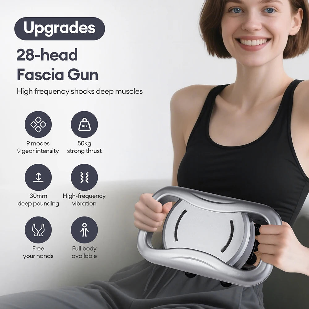 Deep Tissue Massage Gun - Portable Muscle Recovery Tool by Tidesmit Relaxation Treatment Tidesmit
