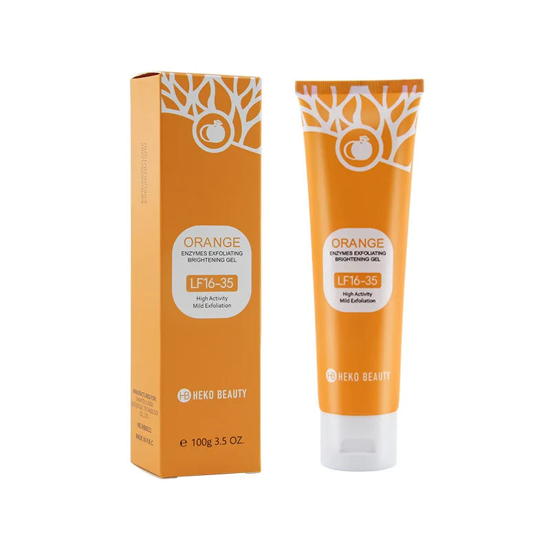 Orange Exfoliating Gel for Face and Body - Deep Pore Cleanser (50g-100g) Scrubs Treatments Exfoliator 100g Tidesmit