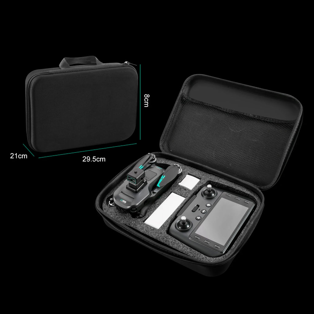 4K GPS Drone with Dual Camera and Remote Screen - Foldable Design Tidesmit