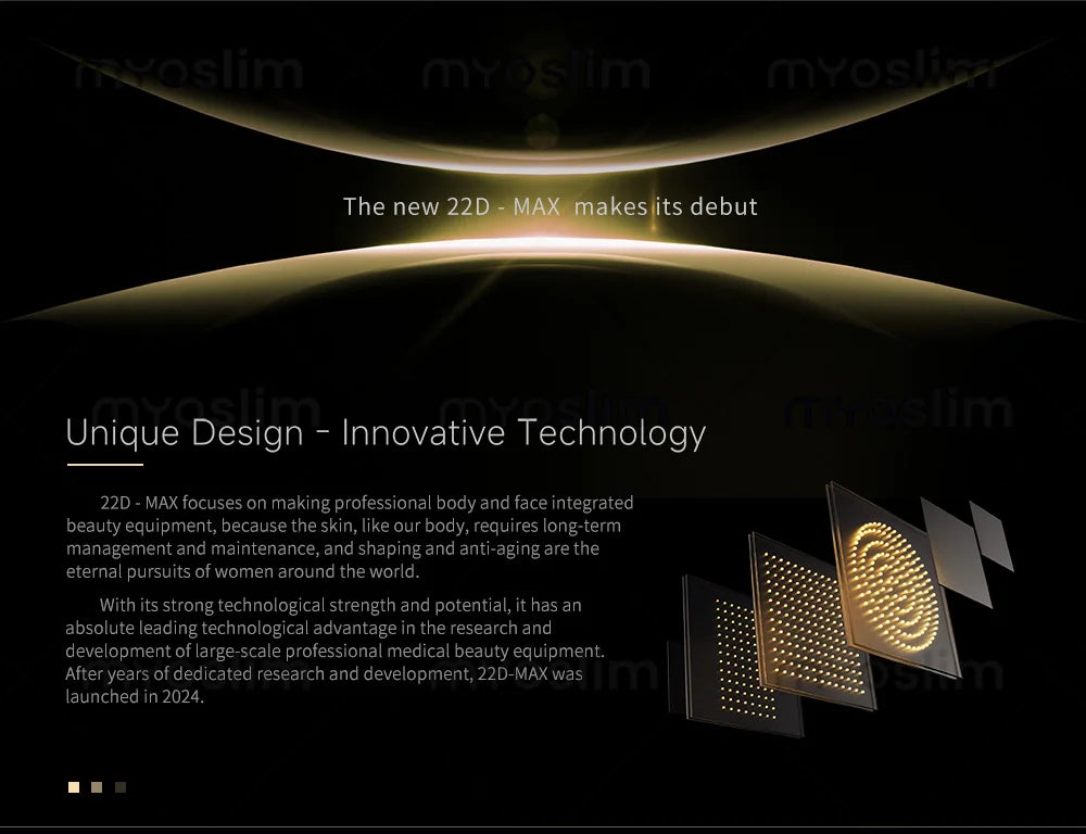 Tidesmit 22D MAX HIFU beauty machine side profile showing advanced professional facial tightening and slimming features