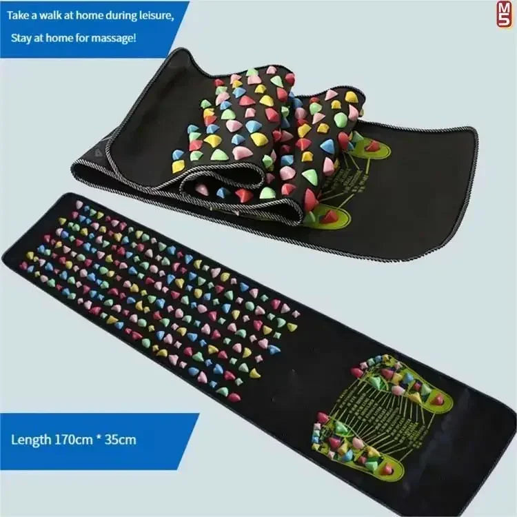 Foot Massage Mat for Reflexology Pain Relief - Tidesmit Home Spa Series Relaxation Treatment Tidesmit