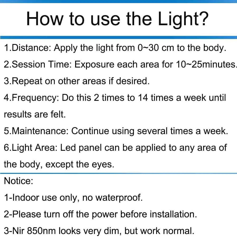 54W Red LED Light Therapy Bulb 630nm 660nm 810nm 830nm 850nm Infrared Light Bulb E27 Red Light