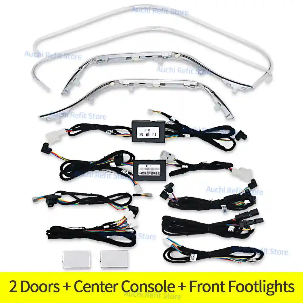 Mercedes-Benz W205 Ambient LED Vents - 64-Color Lighting Kit C Coupe Ambientlight Tidesmit
