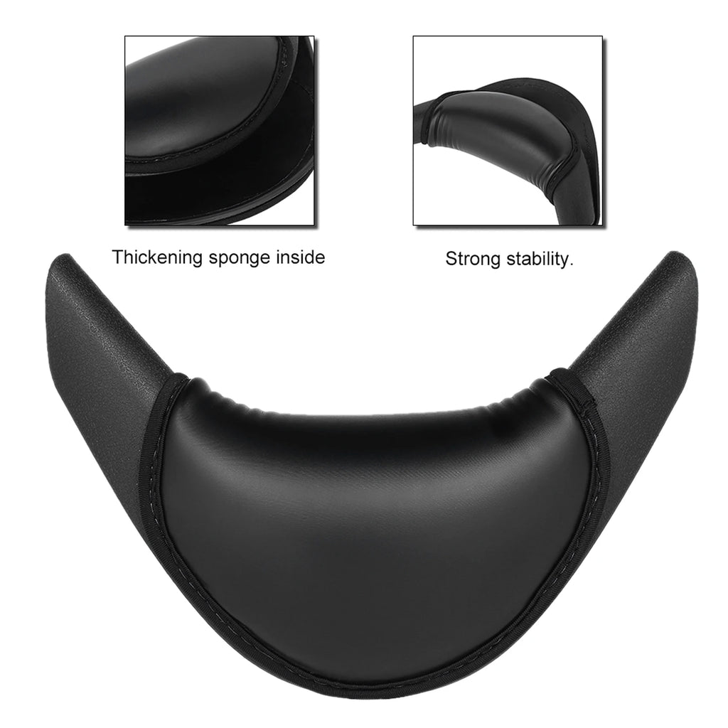 Shampoo Bowl Neck Pillow - Soft Gel Salon Sink Cushion in Black Massage Chairs Tidesmit
