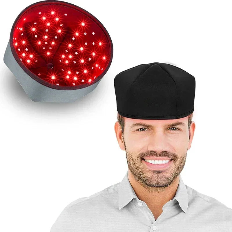 2024 New Red Light Therapy Cap Laser 660nm 830nm Red Near Infrared Hair Regrowth Hat Hair Loss Treatment Helmet Scalp Massager
