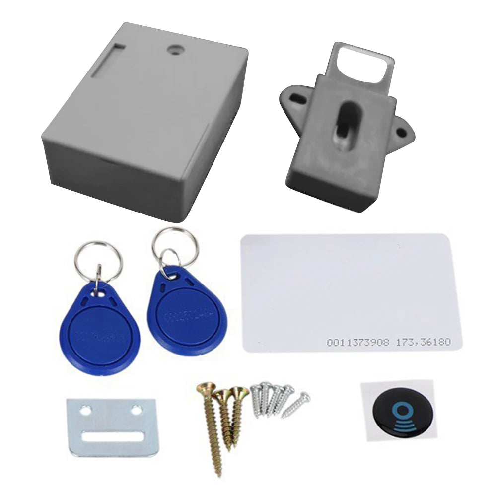 T3 Invisible RFID Free Hole Sensor Cabinet Lock Wardrobe Shoe Drawer Door Lock Automatic Authorization Locker