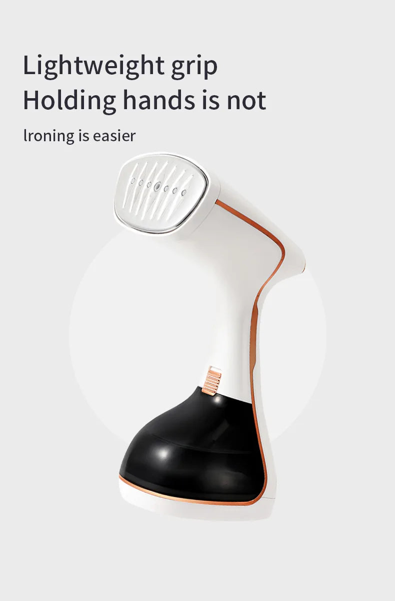 Tidesmit 1800W portable handheld clothes steamer with touch screen and 15s fast preheat for home fabric care
