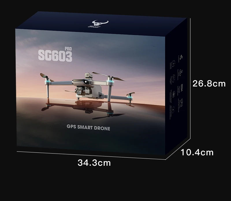 Tidesmit 8K GPS Drone with EIS Stabilization and Obstacle Avoidance Tidesmit