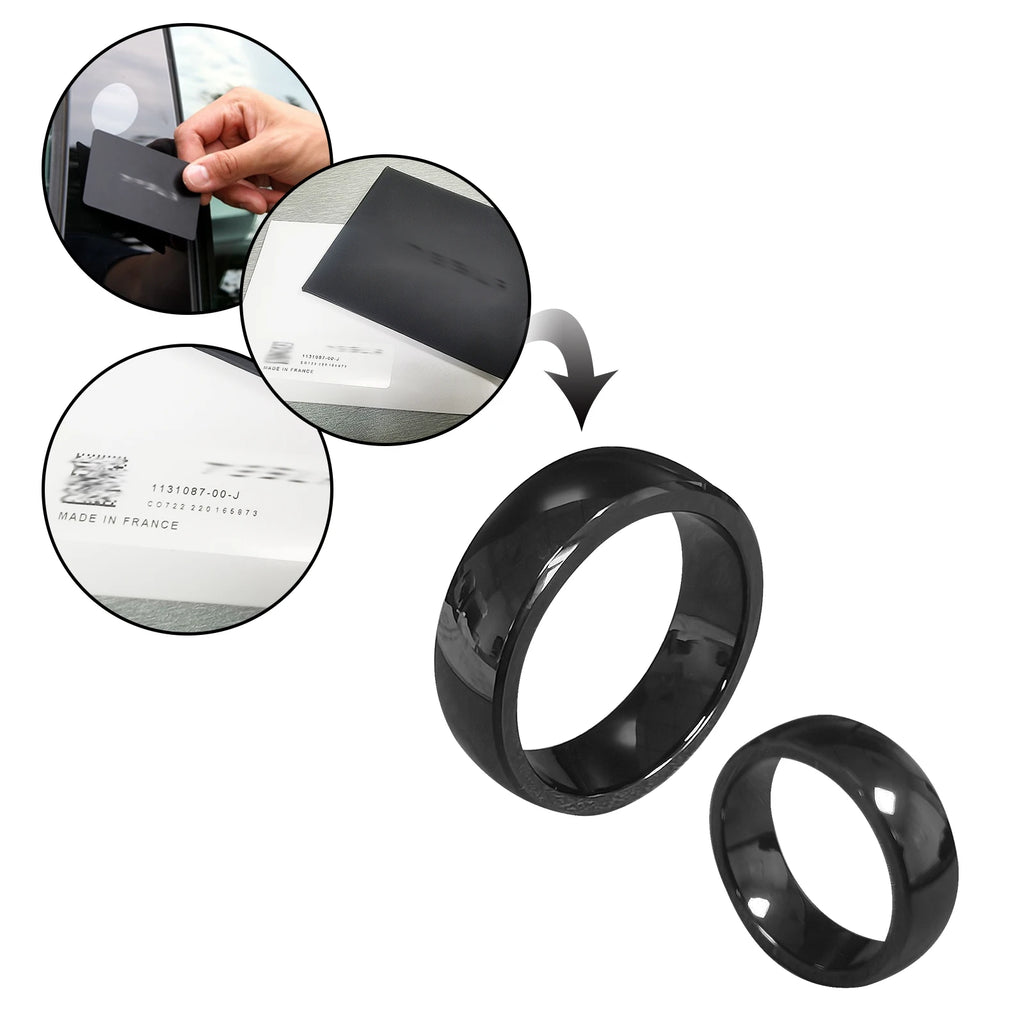 Tesla Smart Ring RFID Key: Heart Rate & Blood Oxygen Health Monitor Tidesmit