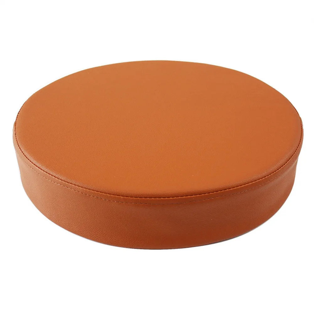 Simple Japanese Style Leather Round Cushion Thicken Soft Floor Cushion Waterproof Meditation Window Pillow for Home