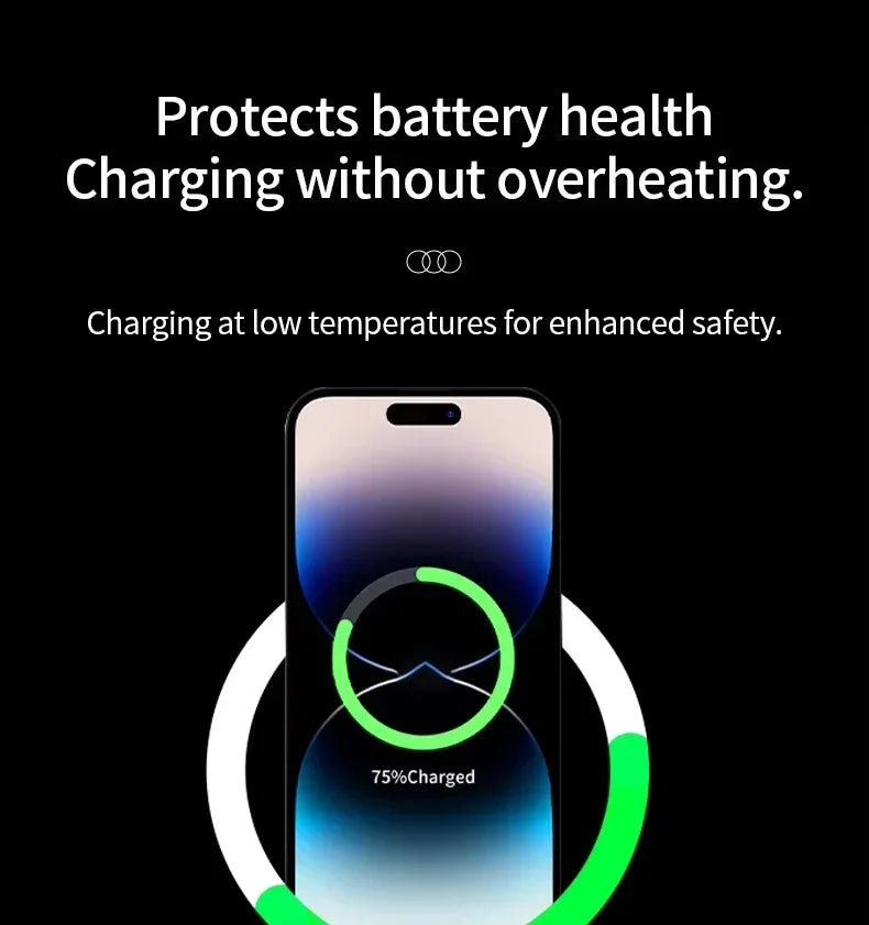 3 in 1 Wireless Charger for Apple Devices - Qi Certified Grey Station Tidesmit