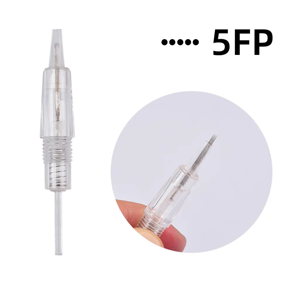 PMU Machine: Digital LED Rotary Permanent Makeup Device Kit Permanent Makeup Machines 5F-30pcs Neeldes Tidesmit