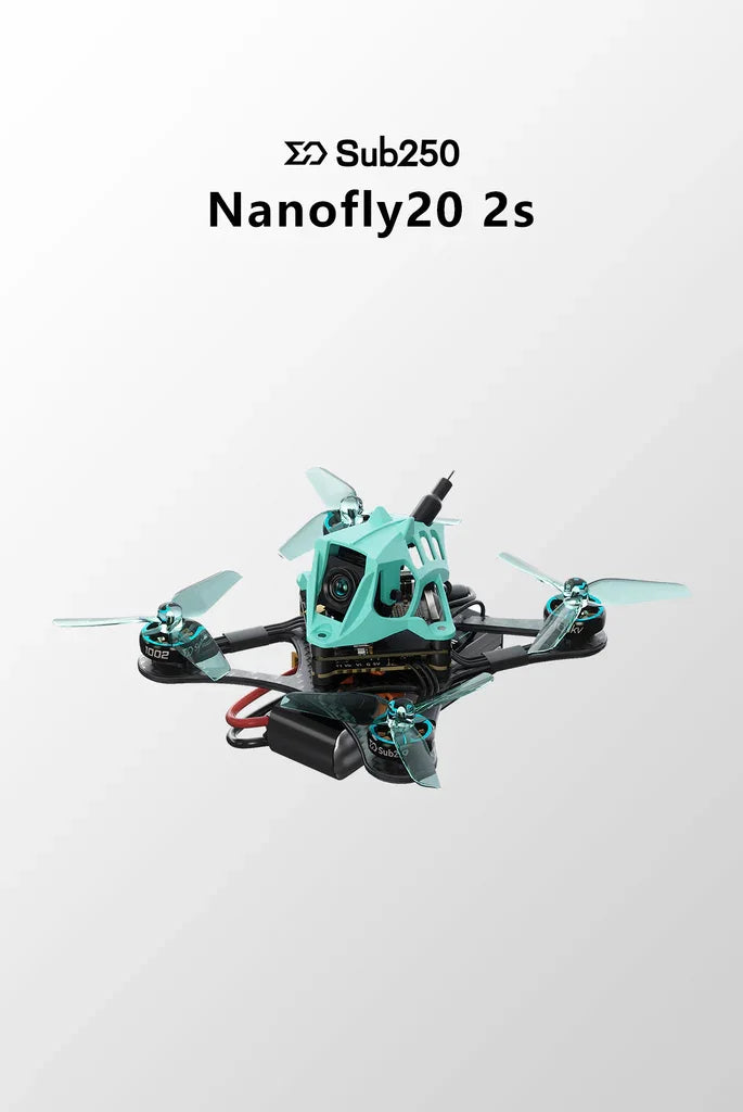 Nanofly20 2S 2-Inch FPV Camera Drone with O4 HD and ELRS Tidesmit