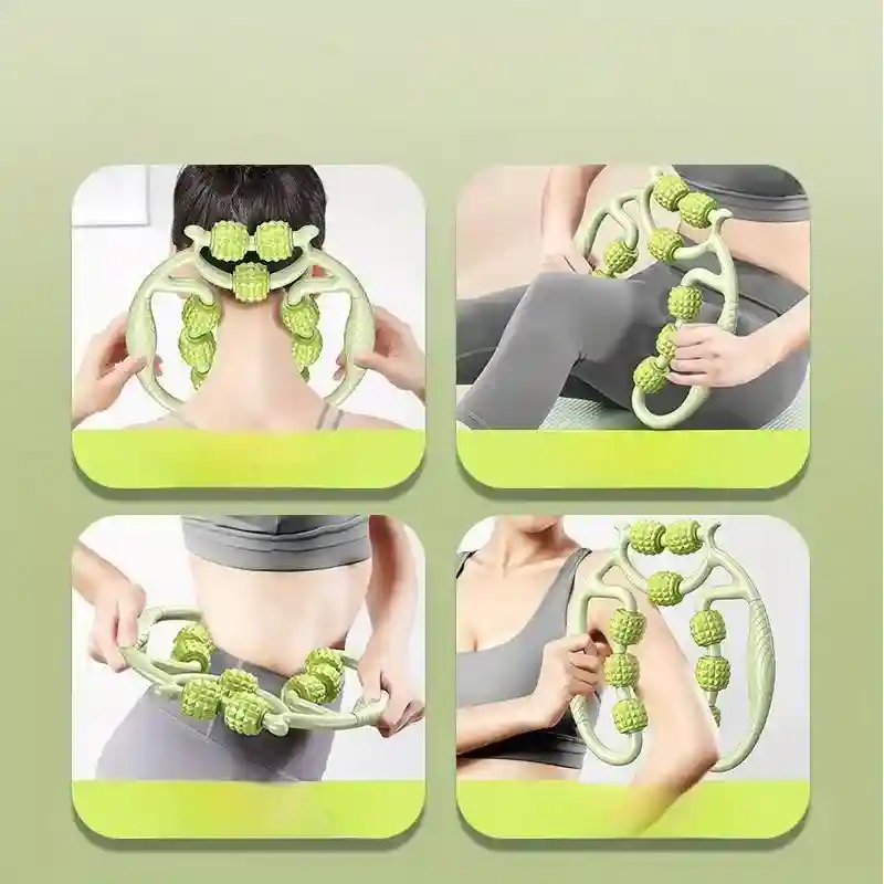 Lymphatic Massage Roller - Deep Tissue Muscle Relief Tool (L Size) Eye Massage Instrument Tidesmit