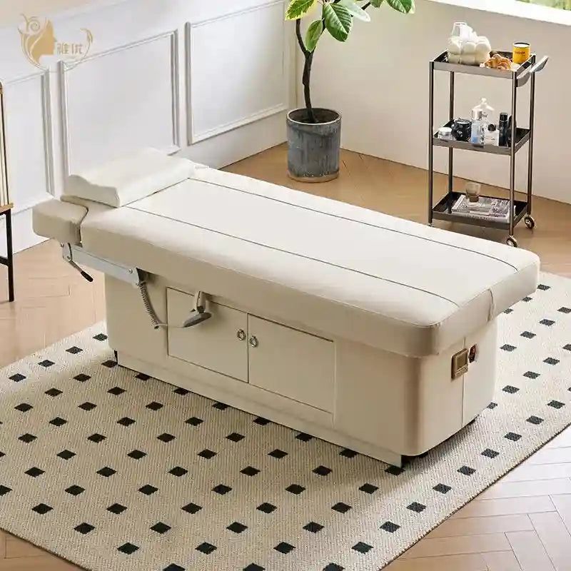 Electric Massage Bed: 2-Motor Facial Chair for Spa and Wellness Massage Chairs Tidesmit
