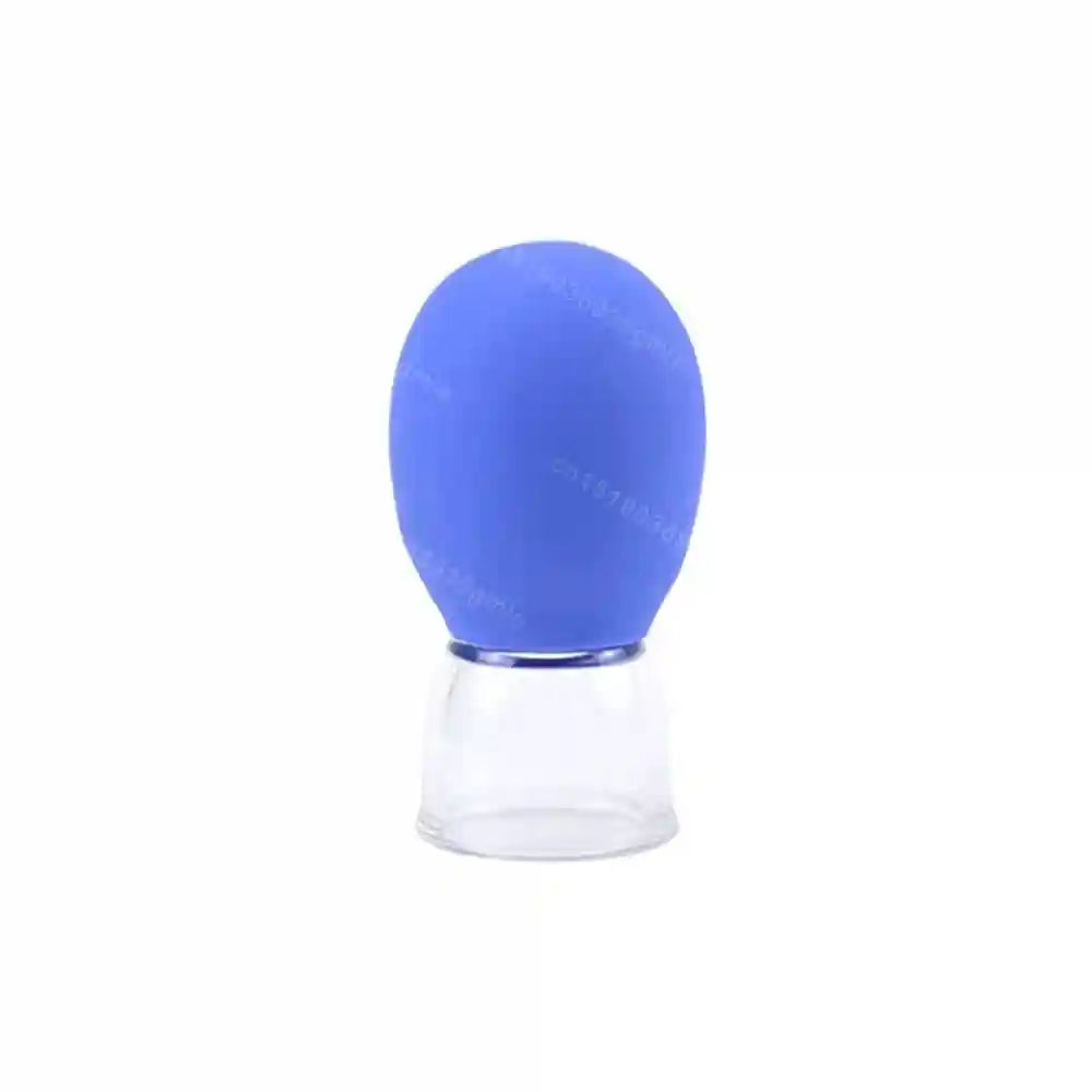 Facial Cupping Set for Eye Lifting - Silicone Vacuum Massage Tool Eye Massage Instrument blue-1pc 1 Tidesmit