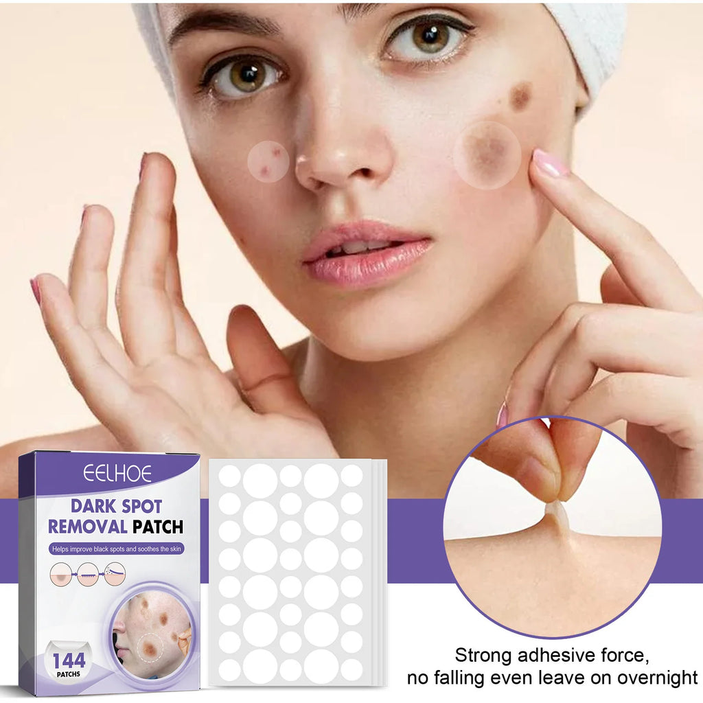 144Pcs Hydrocolloid Acne Acne Patches Invisible Pimple Spot Marks Remover Concealer Cover Stickers Facial Skin Care Treatment