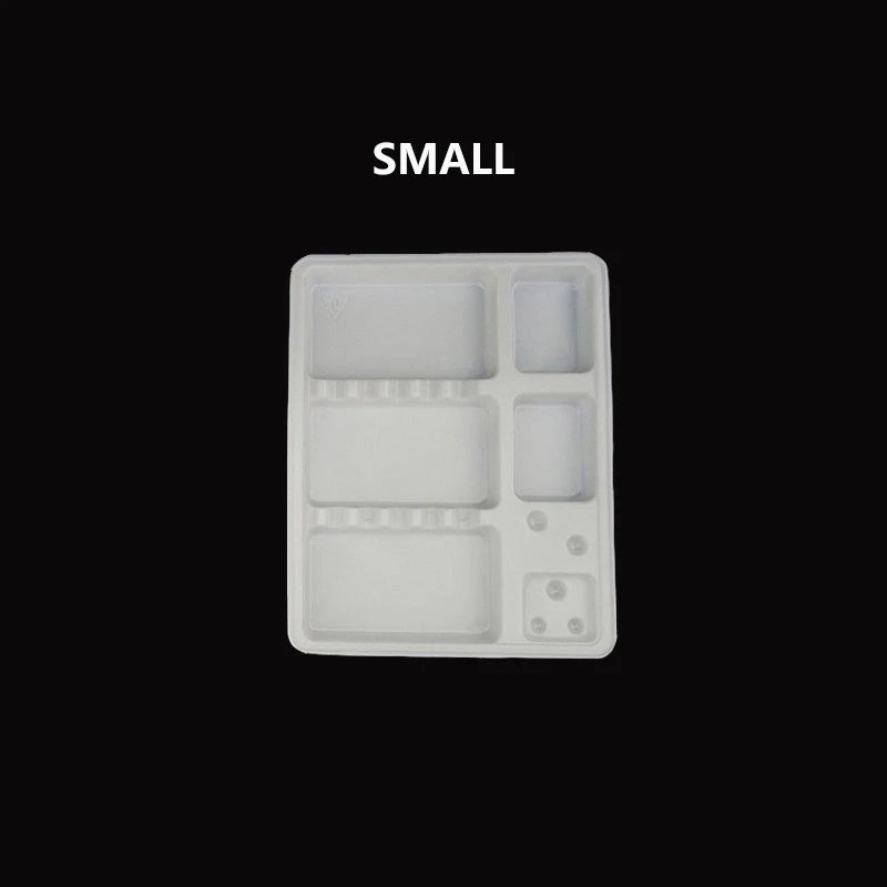 Disposable Tattoo Tray for Permanent Makeup - 10pcs Pink Sterile Organizer Permanent Makeup Machines Tidesmit