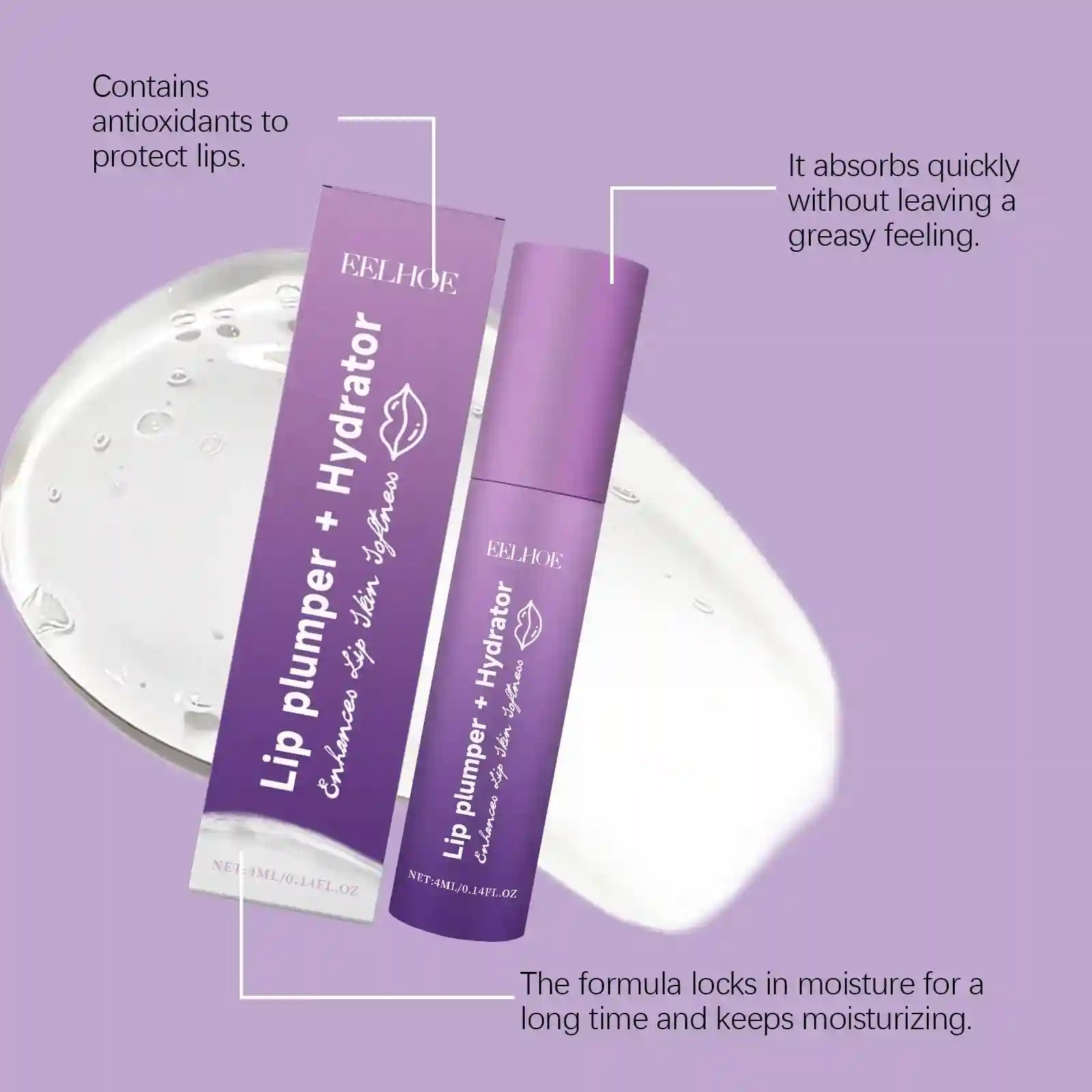Lip Plumper Oil Serum for Voluminous Hydration - Tidesmit Lip Care Lip Care Tidesmit