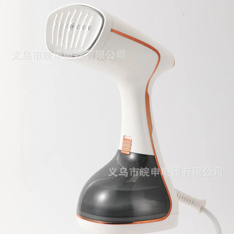 Tidesmit 1800W portable steam iron showing touchscreen controls and 320ml water tank for rapid garment steaming