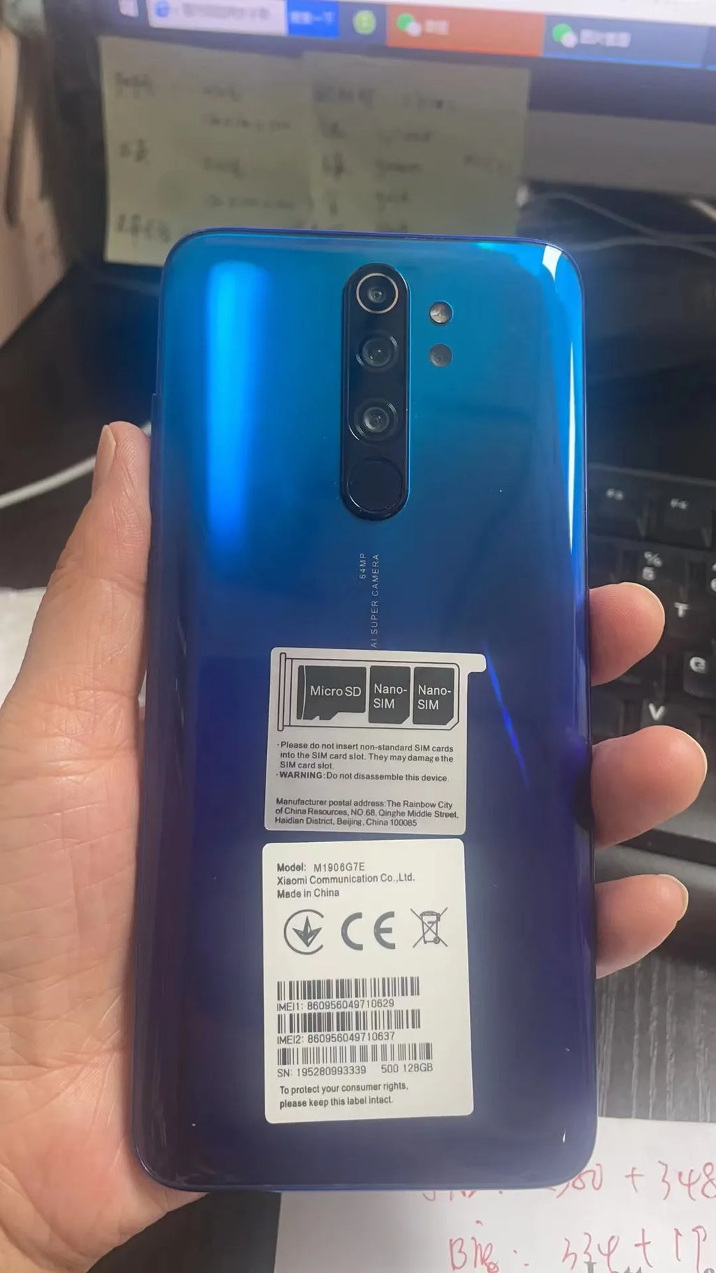 Global ROM Xiaomi Redmi Note 8 Pro 6GB 64GB/128GB 4G Smartphone NFC Android Cell Phones Mobil Phone Dual SIM Cellphone